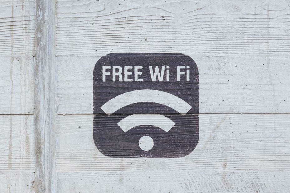 Free Wifi sign